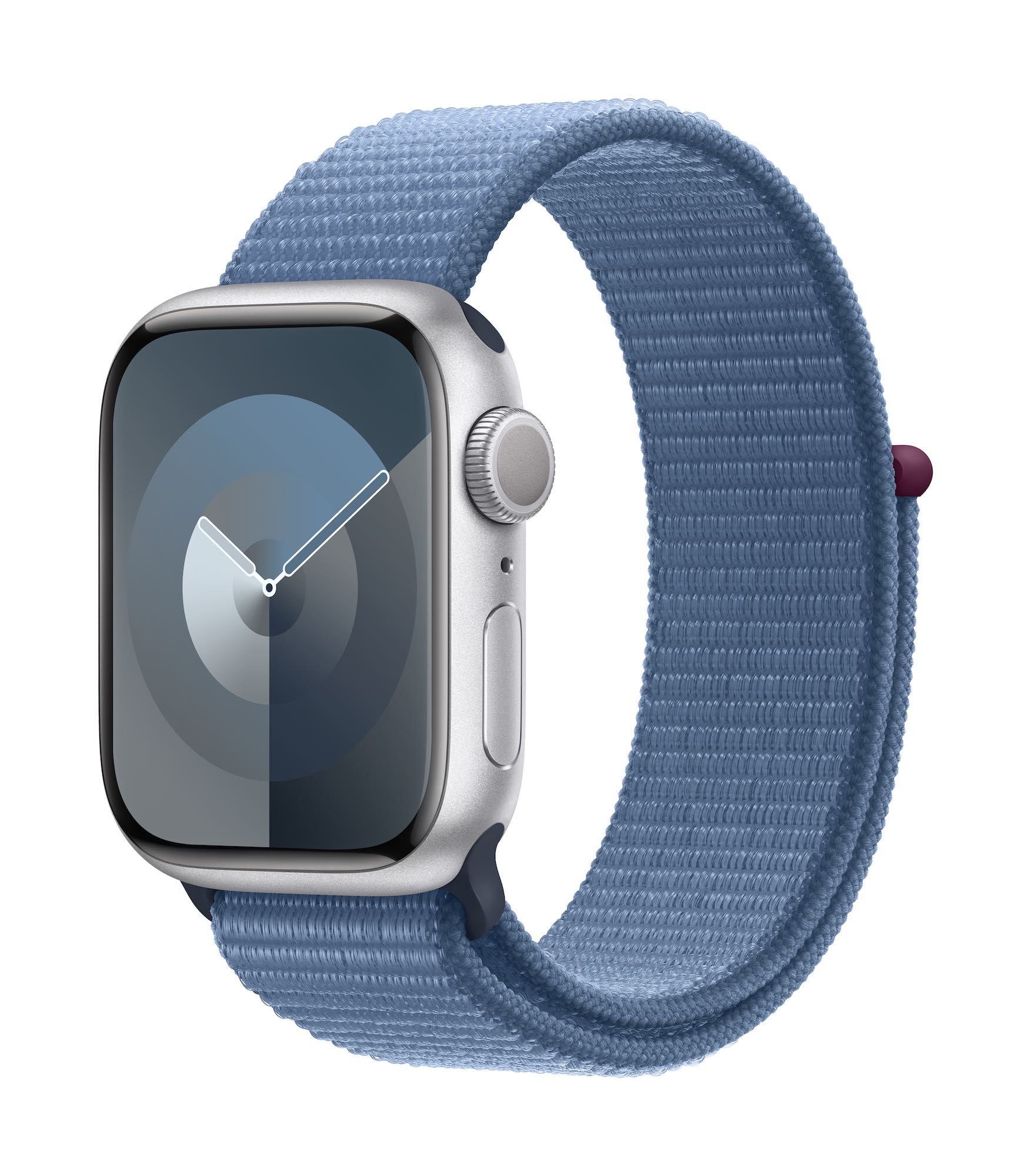 Watch Series 9 41mm Silver Winter Blue Sport Loop