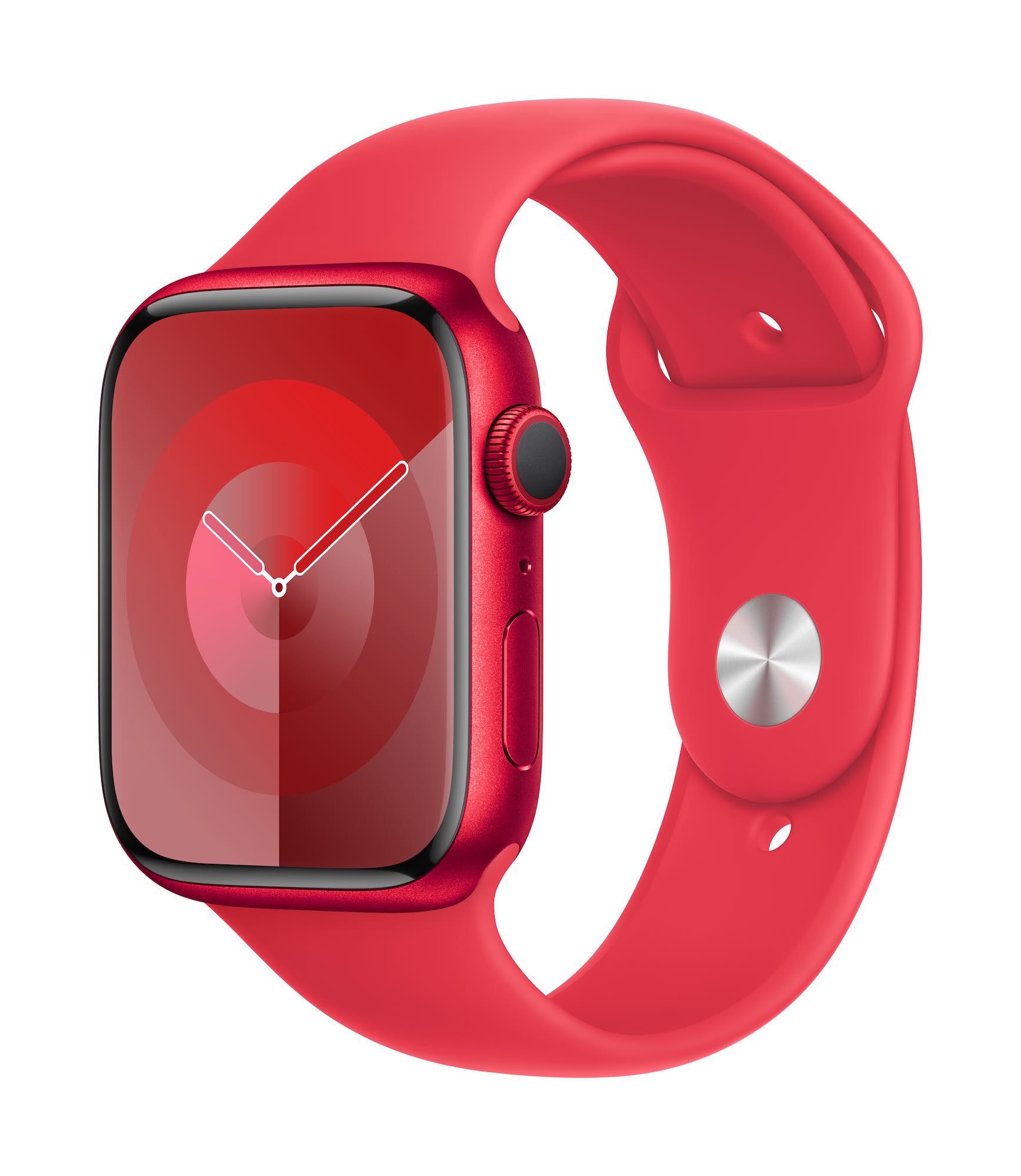 Watch Series 9 45mm Red Sport Band S_M