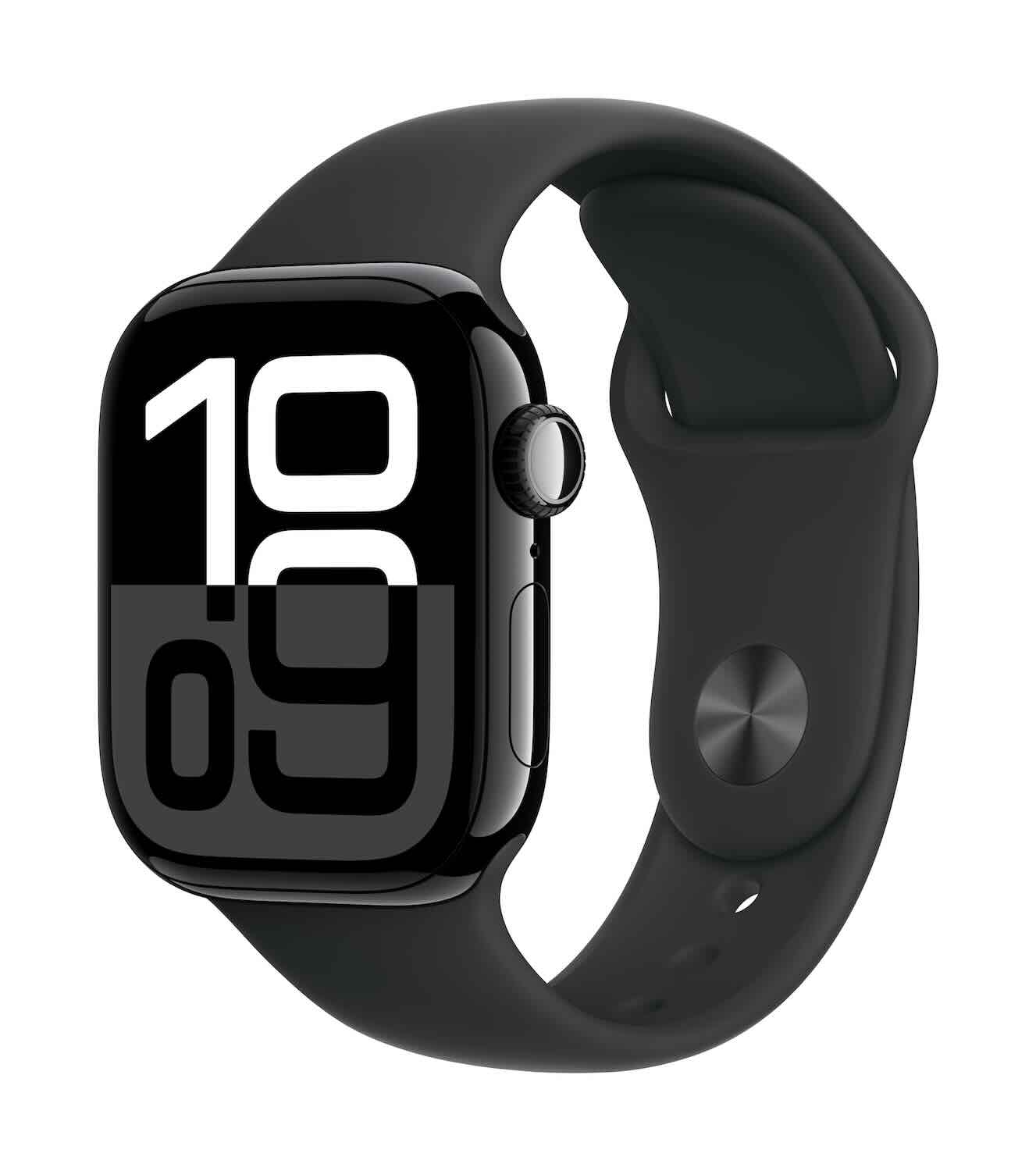 Watch Series 10 42mm Jet Black - Black Sport Band M/L