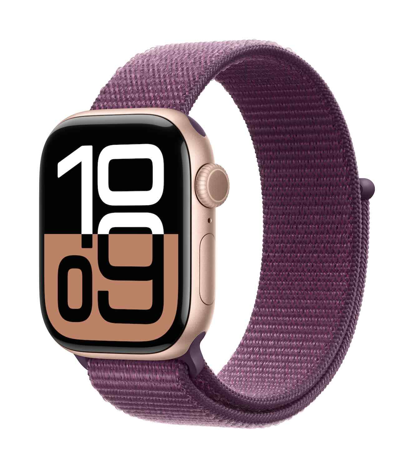 Watch Series 10 42mm Rose Gold - Plum Sport Loop