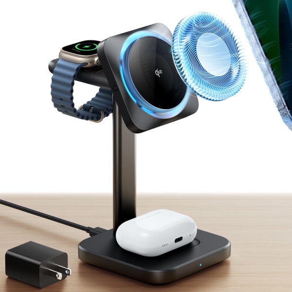 ESR Qi2 3 in 1 Wireless Charging Station